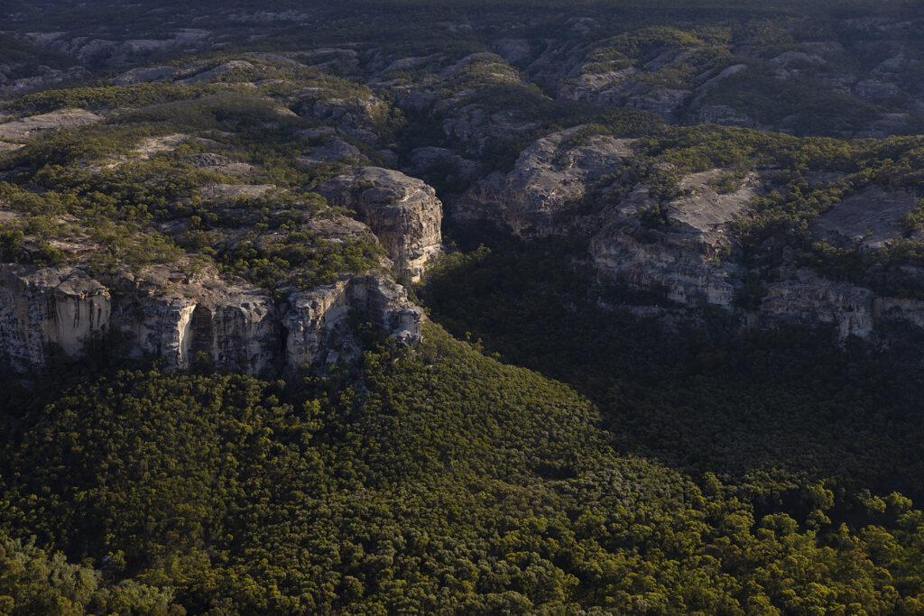 Sandstone formations of White Mountains National Park