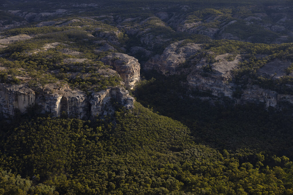 Sandstone formations of White Mountains National Park