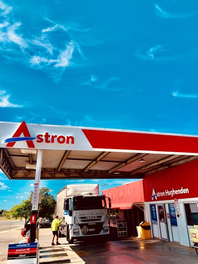 Astron Fuel Station in Hughenden