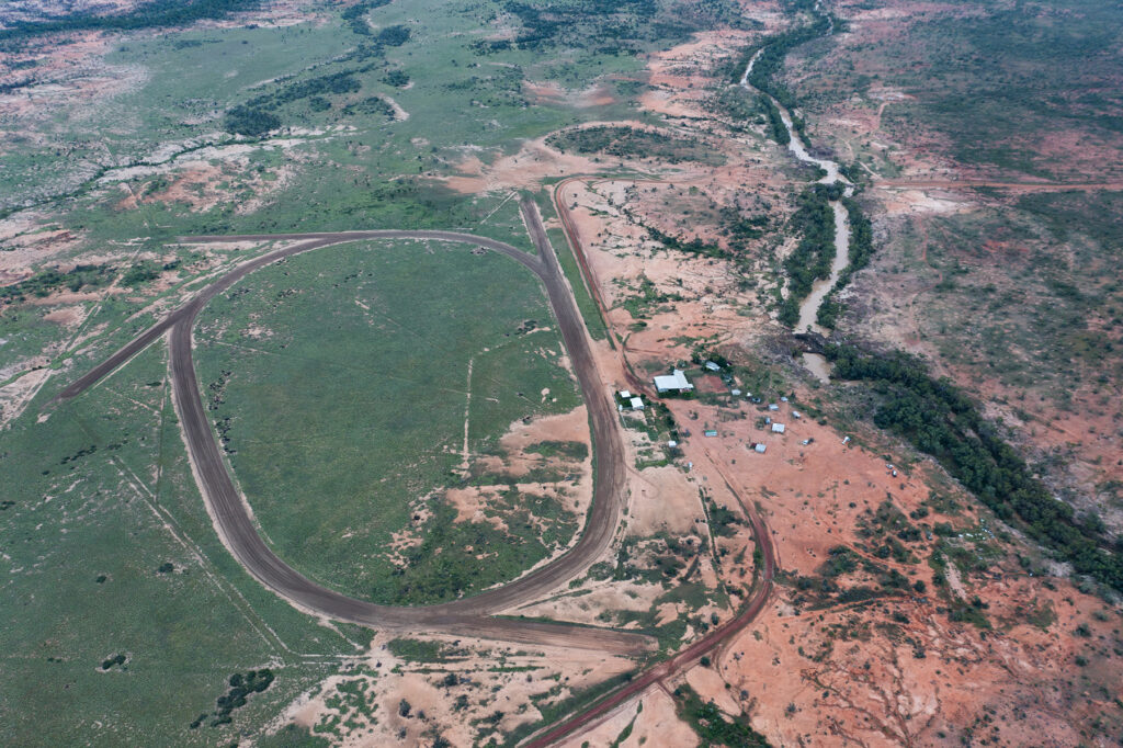 Aerial Shot of Kooroorinya Racecourse