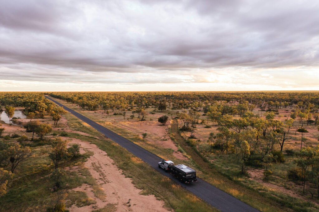 Driving around Moorrinya National park