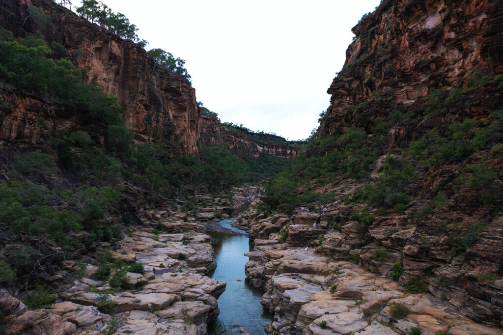 Porcupine Creek running through Porcupine Gorge