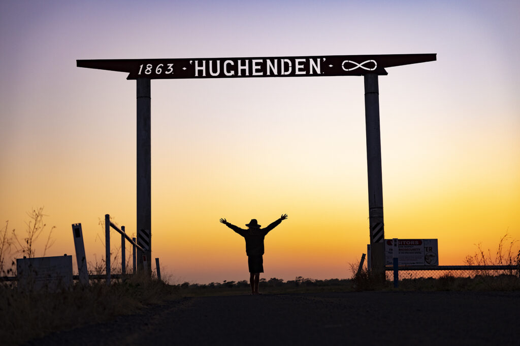 Hughenden Station Sign