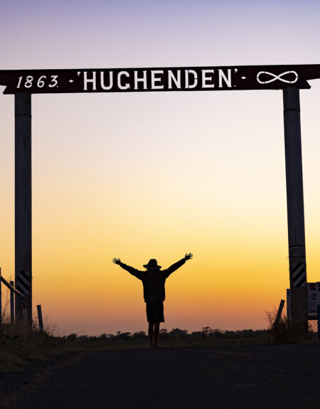 Hughenden Station Sign