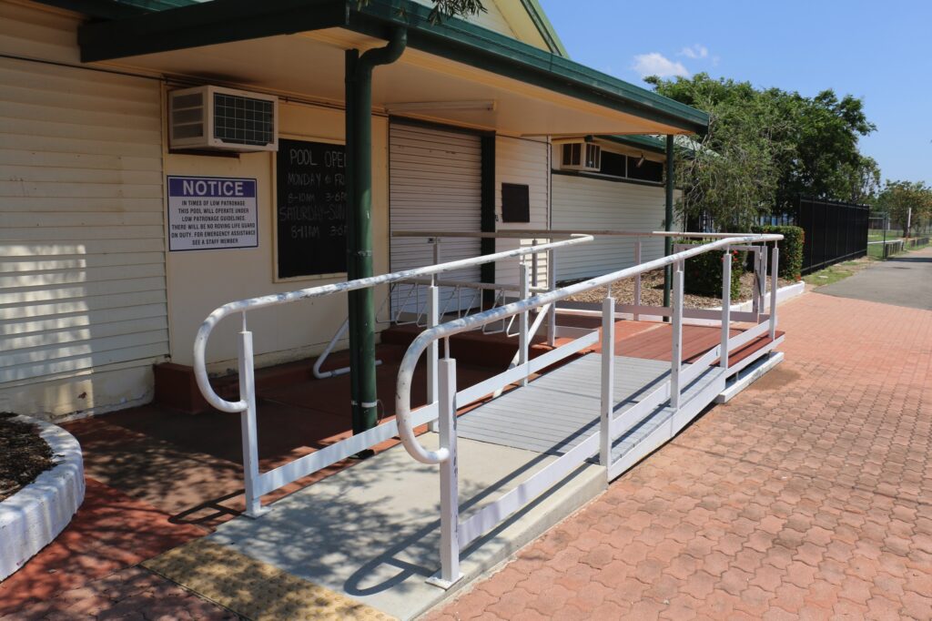 Access ramp Hughenden Public Pool