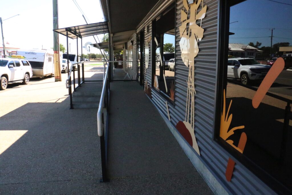 Accessibility Entry ramp to Flinders Discovery Centre